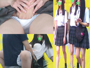 Gcolle chidori-1010 【粘着痴漢】前回のJK３人組と再び遭遇！気の強いJKとリベンジマッチ！無理矢理連れ込んだトイレで強○フェラ＆生ハメ種付！