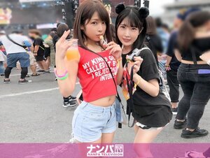 素人動画200GANA-2167 日本最大級のEDMフェスでナンパしたJD2人組！イベントサークル同士の交流と称しホテルに連れ込み酒を飲ませてフニャフニャにさせたら