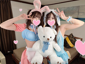 無修正FC2 PPV 2735086 -A【美少女生ハメ種付け会】うさぎちゃん女子大生２匹に精子オジサンたちが金玉からっぽになるまで全力の種付け個人撮影