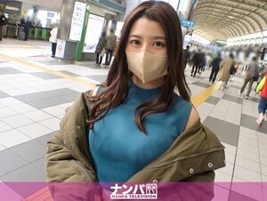 素人動画200GANA-2832 マジ軟派、初撮。 1898 【安産型のおっとりお姉さん】話し方や仕草が色っぽくて引き込まれる雰囲気！感じるフェザータ